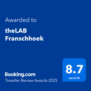 theLAB Franschhoek Booking.com Traveller Review Awards 2025